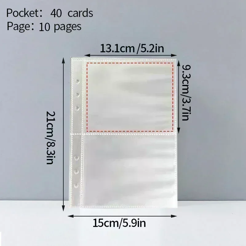 Set di 2 Porta Photocard KPOP, Grazioso Mini Album Fotografico, 36 Tasche per Fotocard, Binder per Memorizzare Foto Idoli, Carte, Adesivi