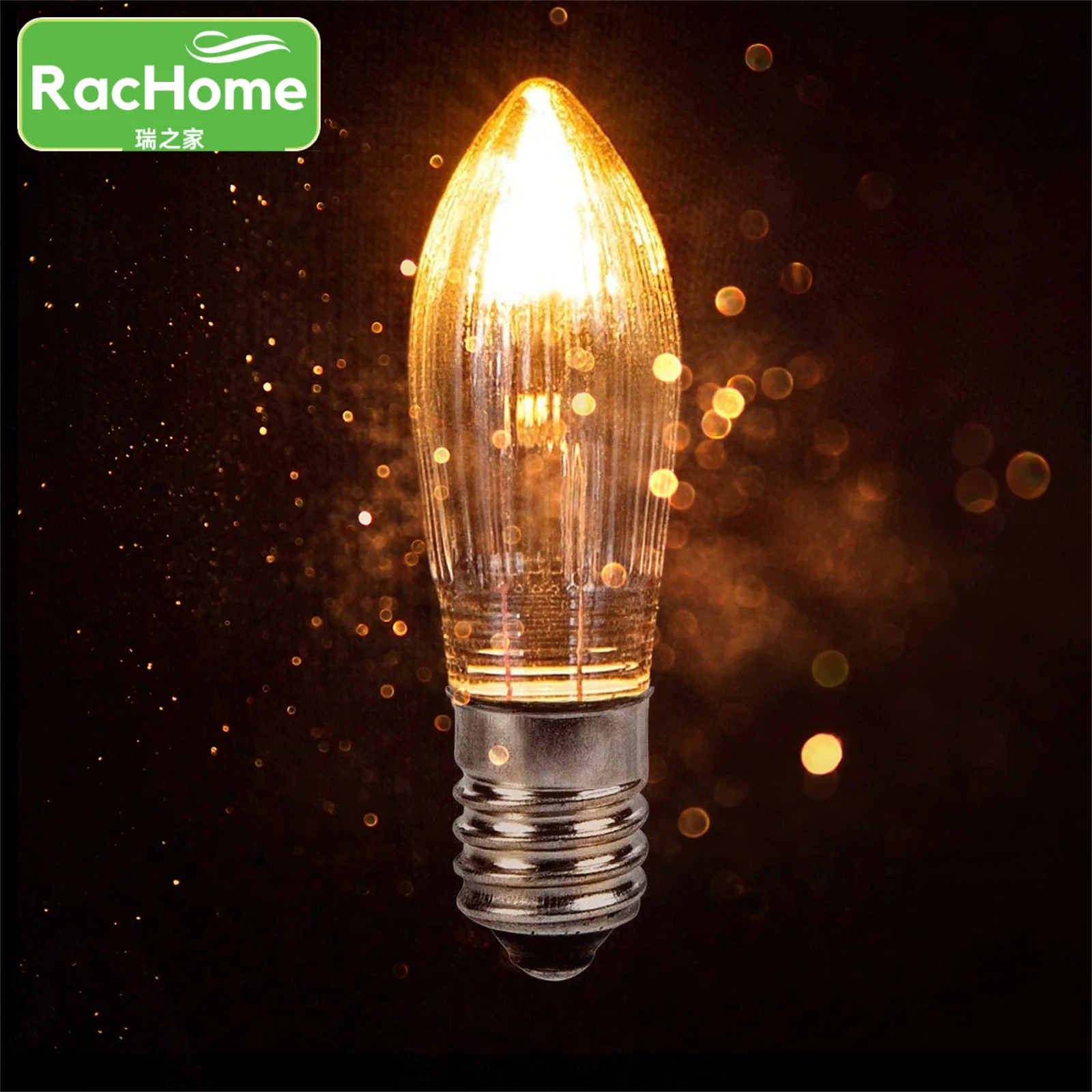 E10 Led Replacement Bulbs Tapered Candles Shape Edison Light Bulb