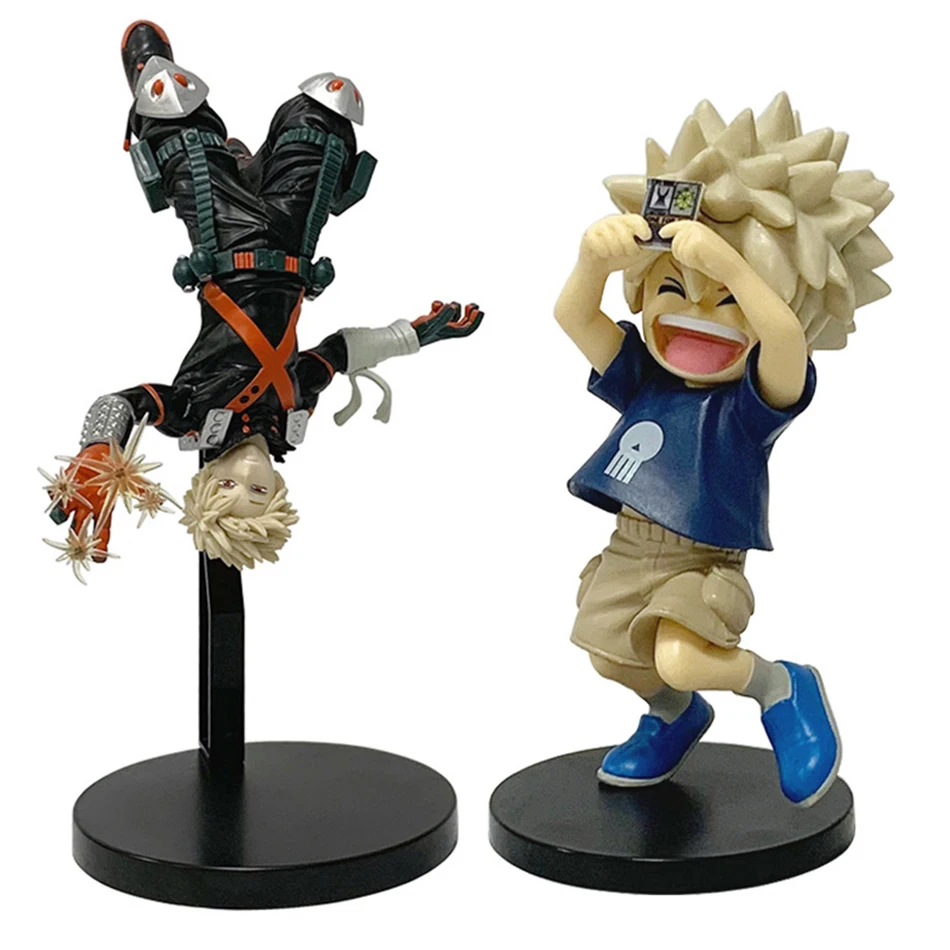 Anime meu herói academia periférico 11.5-22cm bakugou katsuki/enfância katsuki bakugo pvc modelo dos desenhos animados decoração boneca presente