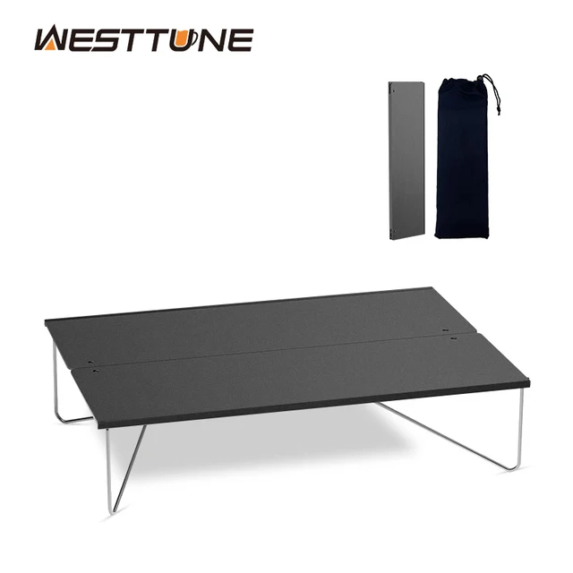WESTTUNE 캠핑 미니 휴대용 테이블: 야외 모험을 위한 필수품