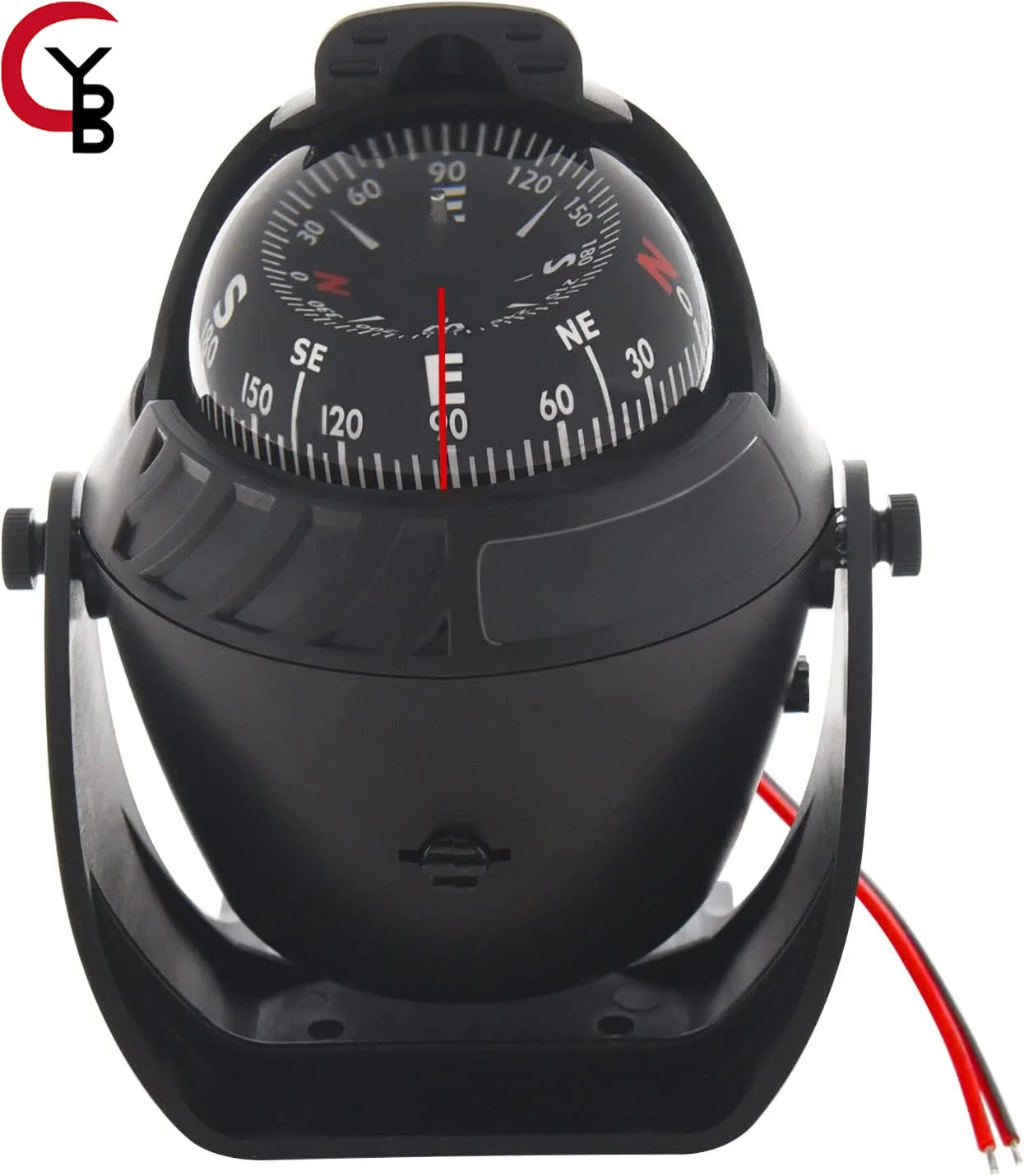 Boat Compass Flush Mount Compass Marine Compass Dashboard with Light Pivoting Dashboard for Car Illuminated Dash Surface Mount waterproof compass mini compass navigation compass portable compass survival compass