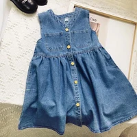Cowboy Shoulder Strap Dress Female Design Sense Niche Spring And Autumn Slimming Sleeveless Camisole Vest Short Skirt - Image 5