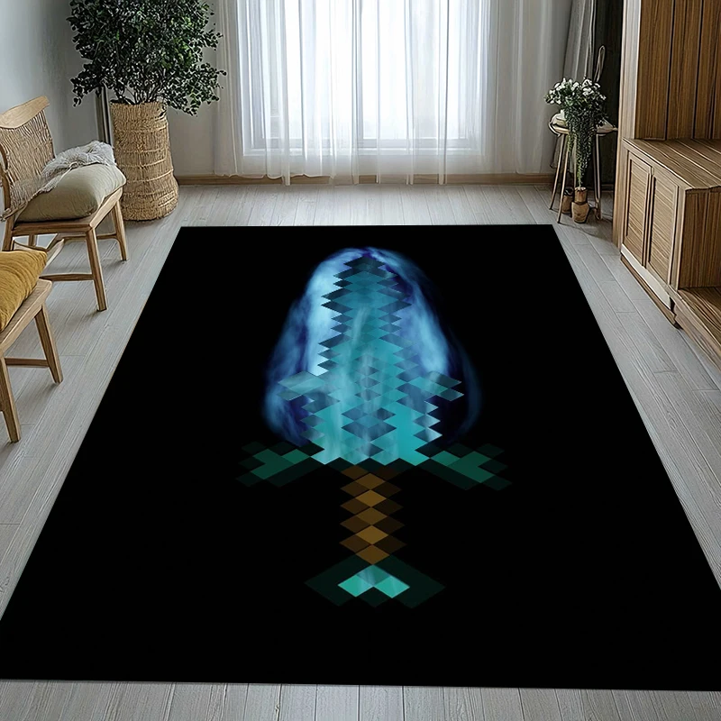 Pixel Game Area Rug 3
