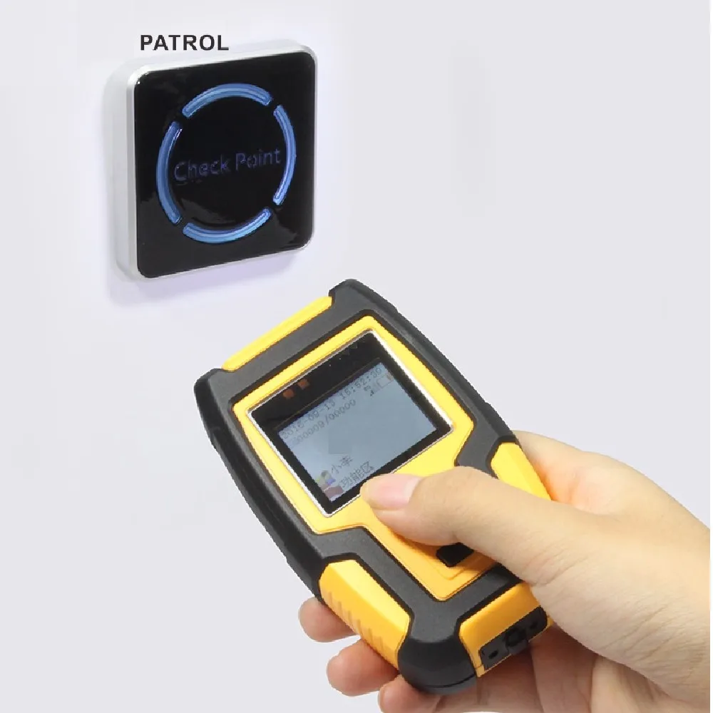 IP65 Real Time Patrol Guard Clocking System with Fingerprint Reader