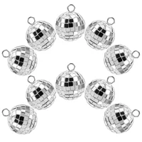 20Pcs Mini Disco Ball Charm DIY Keychain Hanging Disco Ball Pendant Necklace Hanging Pendant 1