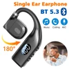 LED Single Earphones Long Standby Business Headphones Waterproof Mono Headset Outdoor Call Bluetooth 5.3 Wireless Earbuds 1