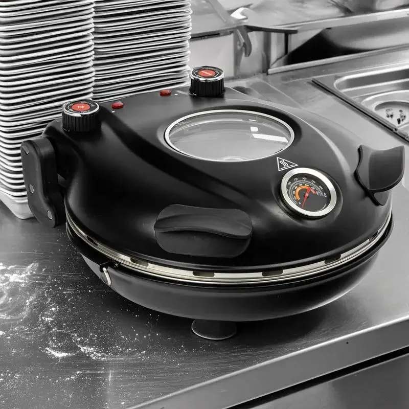 The Original Piezano Pizza Oven by Granitestone-Countertop 800&deg;F Brick Oven Pizza-Make Crispy Crust Pizzeria at Home