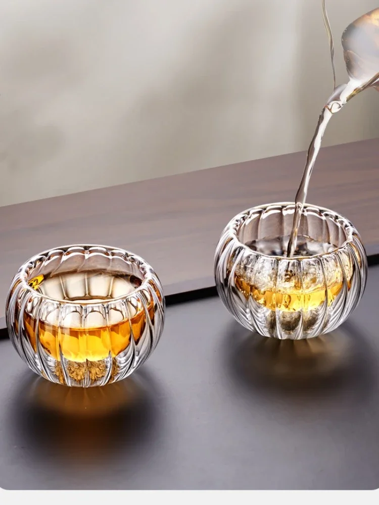30ml DoubleWallBorosilicate Glass Cups - Heat-Resistant MiniTeacups for Espresso Gongfu Tea Ceremony & Cute Transparent Gift Set