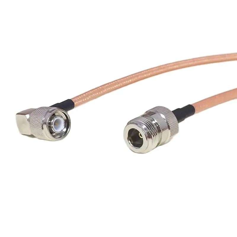 Adattatore Per Cavo A Treccia Con Spina Maschio Ad Angolo Retto Da Jack A Tnc Tipo N Rg142 50Cm 20 "/100Cm A Bassa Perdita All'Ingrosso Per Wifi Wirel