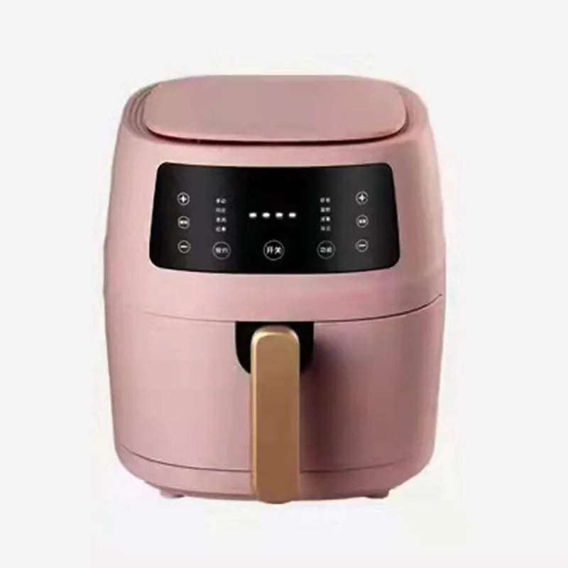 360 ° Electric Digital Display Touch Screen 1350W 6L Air Fryer Oil Free 8 Menus Air Oven Frier Home French Fries Fried Chicken 2