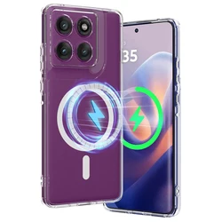 Transparent Magnetic Acrylic Skin - Friendly PC Cover - MOTO Edge 70 5G (Transparent)
