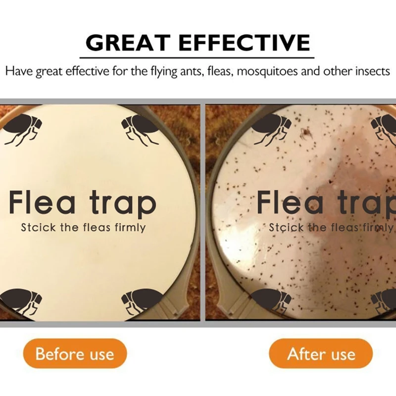 Insect Trap, Sticky Bulb Bedbug Trap With Sticky Discs Light Bulb