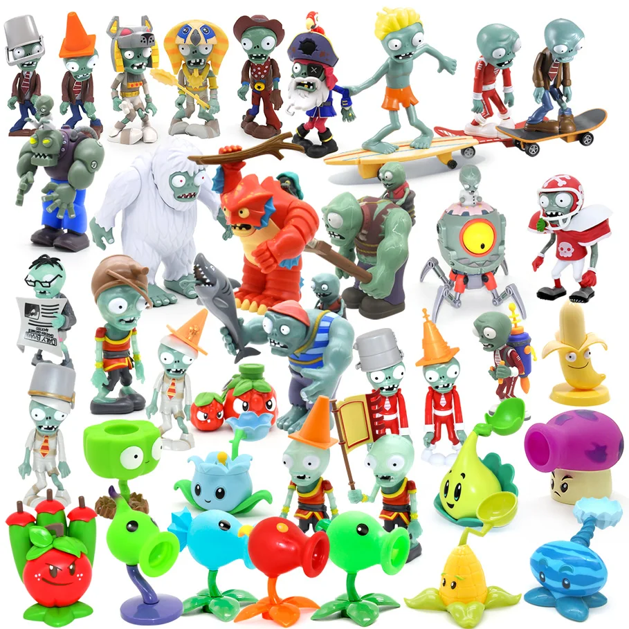 thumbnail image 1 of 1 pieza nueva PLANTAS VS ZOMBIES PVZ Pea Shooter Boss figura de acción modelo muñecas de juguete Shooting Dave Allstar juguete niños regalos para niños, 1 of 5