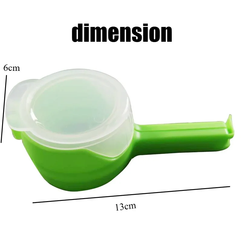Snack Sealing Clip Preservation Sealing Clip Plastic Food Saver Travel Kitchen Gadget Sealed Pour Food Storage Bag Lid Clip 5