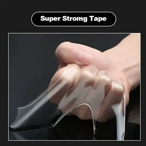 1mm Tape Nano Tape Super Strong Double-Sided Adhesive Tape Transparent Reusable Waterproof Tapes Heat Resistance Bathroom Home - Image 3