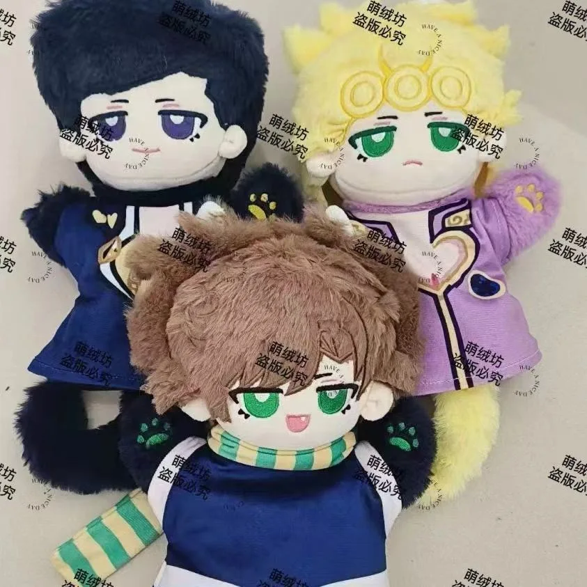 

Anime Attribute Giorno Josuke Joseph Cosplay Hand Puppet Plush Movable Finger Cotton Doll Adorable Toy Funny Gift