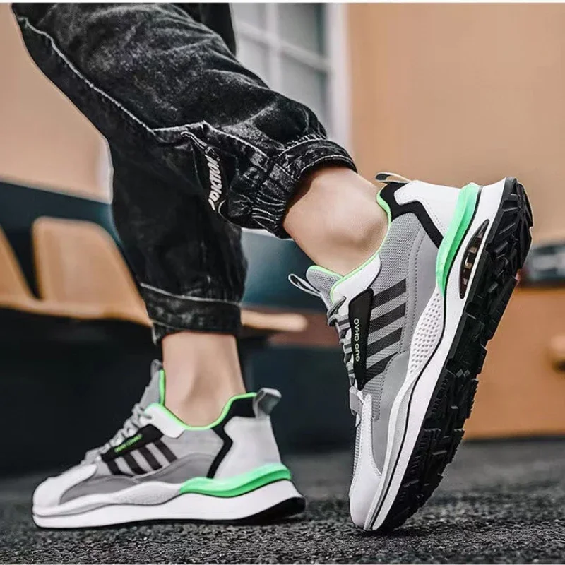 Hot Sell Casual Shoes for Men Fashion Mens Sneakers Outdoor Comfortable Durable Soft Male Running Platform Shoes Tenis Masculino