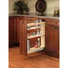 Pullout Base Cabinet Organizer, Adjustable Shelves for Full Height Kitchen or Vanity Cabinets, Maple Wood, 448-BC19-5C 6