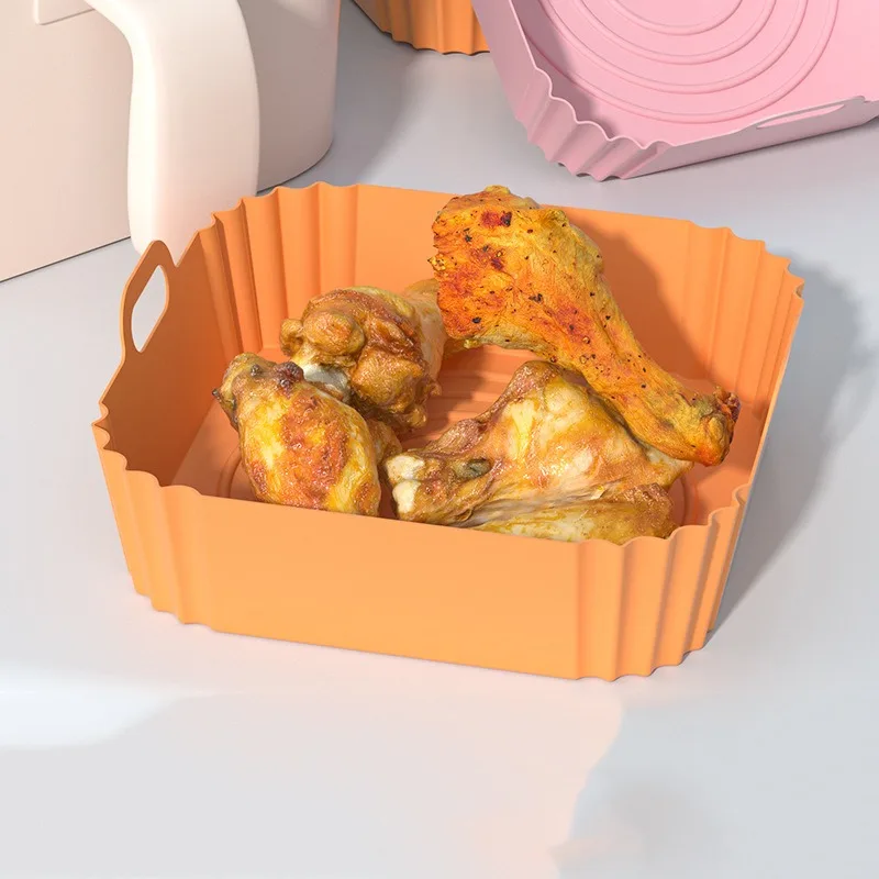 Premium Non-Stick Silicone Baking Pan - Reusable Food-Grade Square Oven Tray Mat