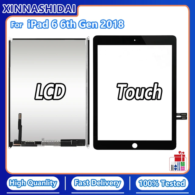 NEW LCD Touch Screen For iPad 2018 A1893 A1954 Touch Screen Digitizer Panel  LCD Display For iPad 6 6th Gen 2018 A1893 A1954 - AliExpress