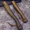 WPKOPYA(USA)  Beech short hand axe handle, solid wood bent axe handle, outdoor logging axe handle, tactical axe handle 1