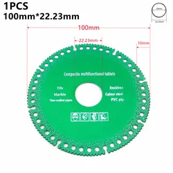 Enhanced Glass Cutting Disc 125mm Blade for Jade, Crystal, and Wine Bottle Chamfering (B 100x22.23mm)