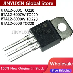 10PCS Enhanced TO - 220 Electronics Transistors Collection (BTA12 - 600B)