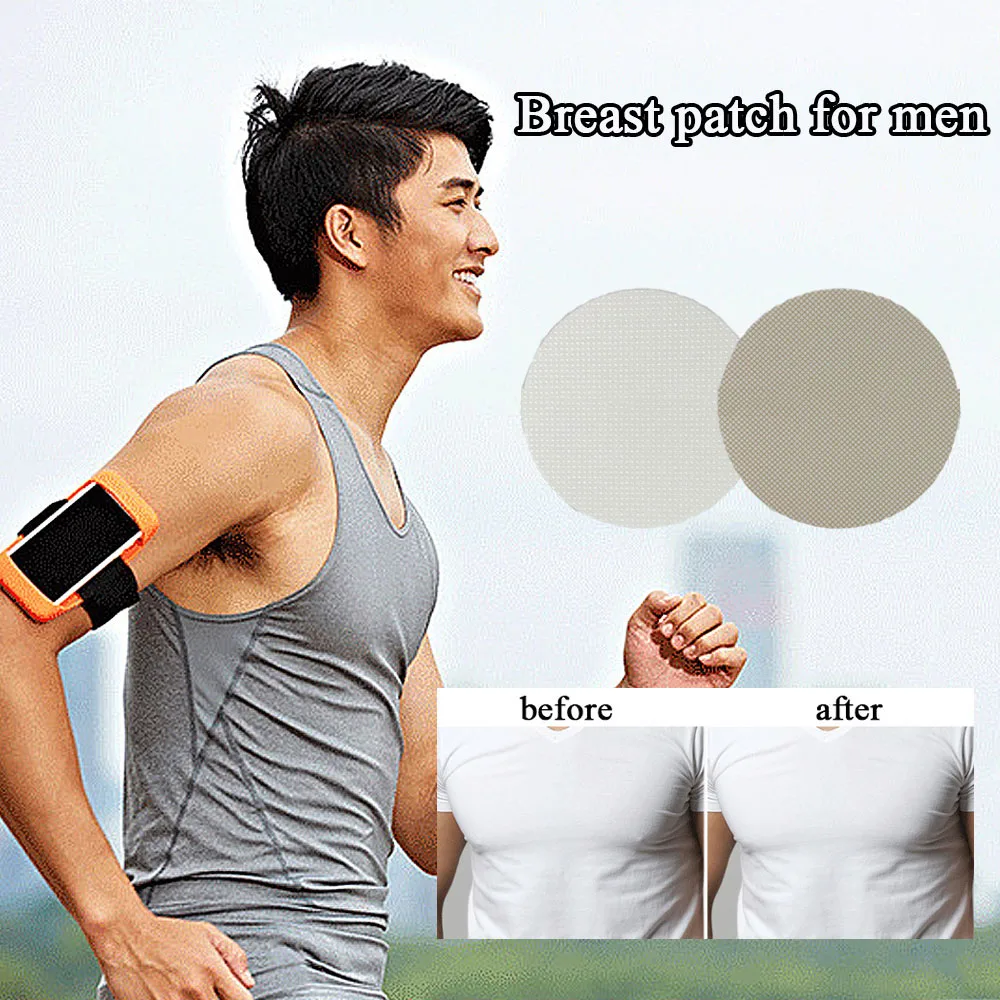 

1 pair Men Nipple Cover Adhesive Stickers Bra Pad Breast Invisible Breast Lift Bra Running Protect The Nipples Chest Stickers
