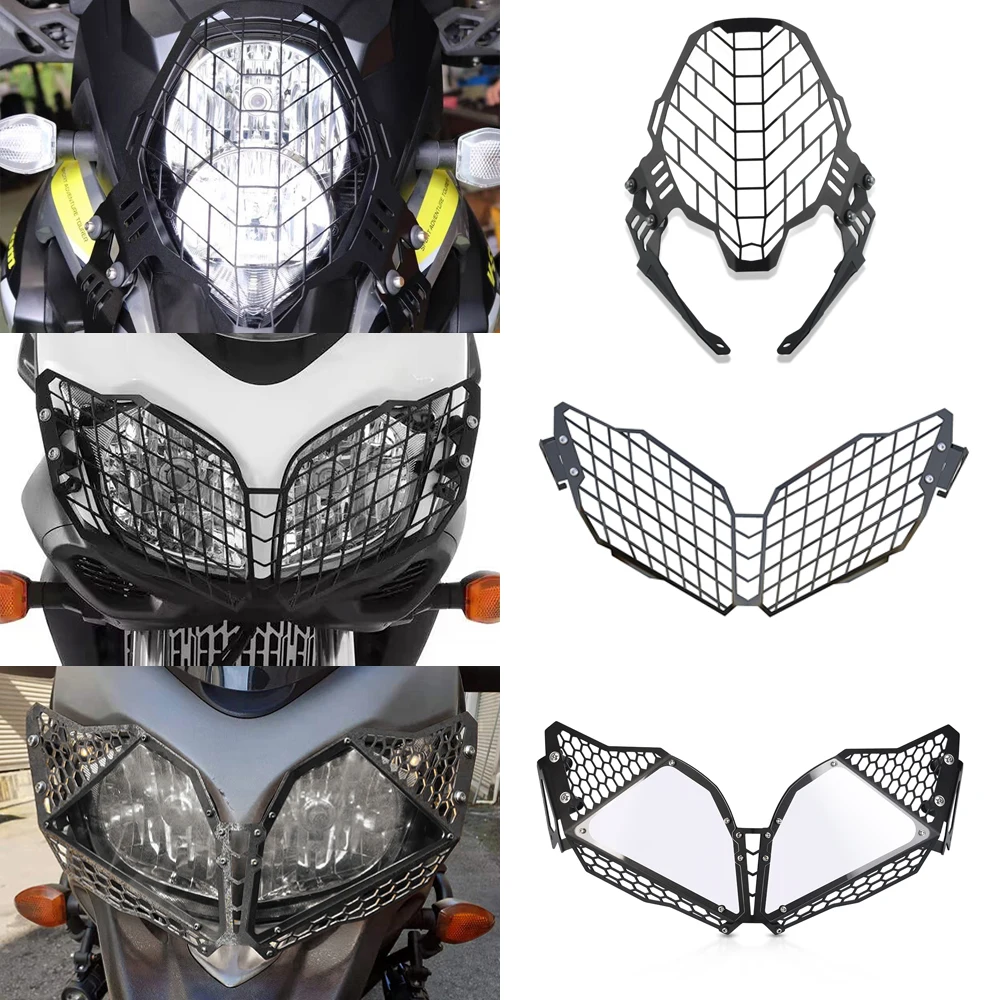 

For SUZUKI V-STORM 650 DL650 Vstrom 650 XT 2012-2023 2022 2021 Motorcycle Accessories Headlight Guard Protector Grille Cover