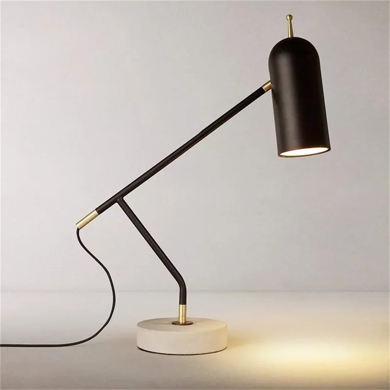 

TEMAR Nordic Table Lamp Modern Vintage Desk Light LED Fashion for Home Decor Study Bedroom Bedside Living Room