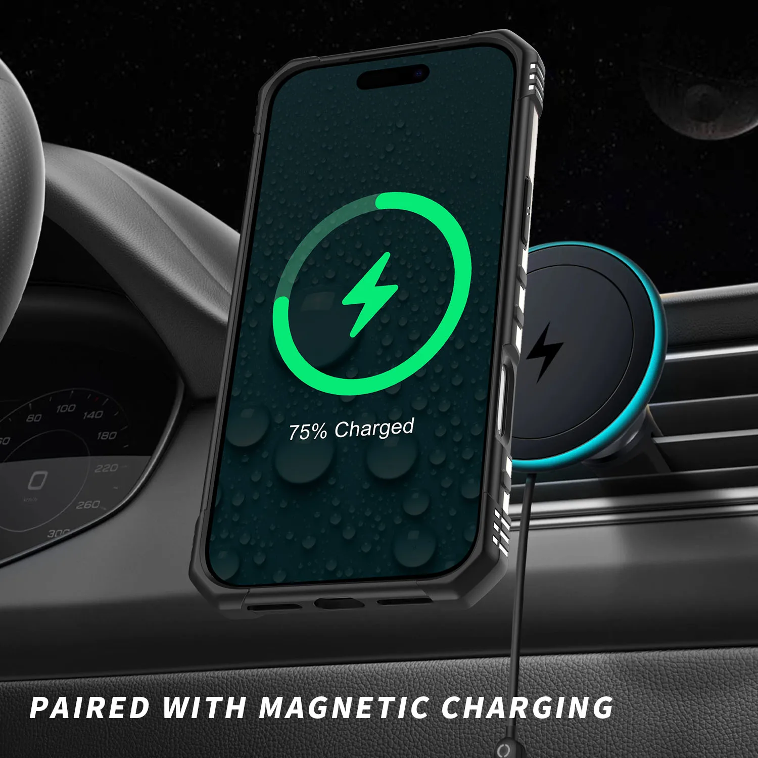 Shockproof Magnetic Armour Case - Heavy Duty Rugged Cover with Magsafe Compatibility