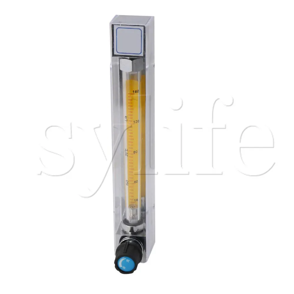 LZB-10 16-160L/h Clear Plastic Tube Flow Meter for Water Liquid Flowmeter Fit for 12mm Hose
