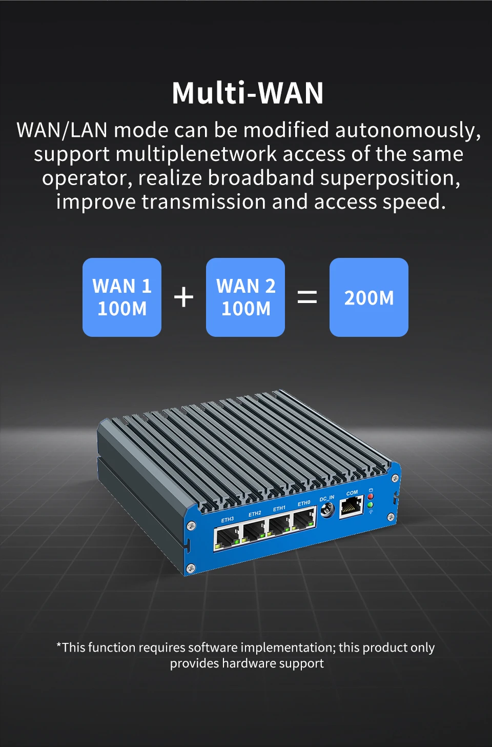 Firewall Mini PC 12th Gen Intel N100 2.5G Soft Router 4x i226 LAN DDR5 Industrial Fanless Mini PC Soft Router pfSense Firewall 4