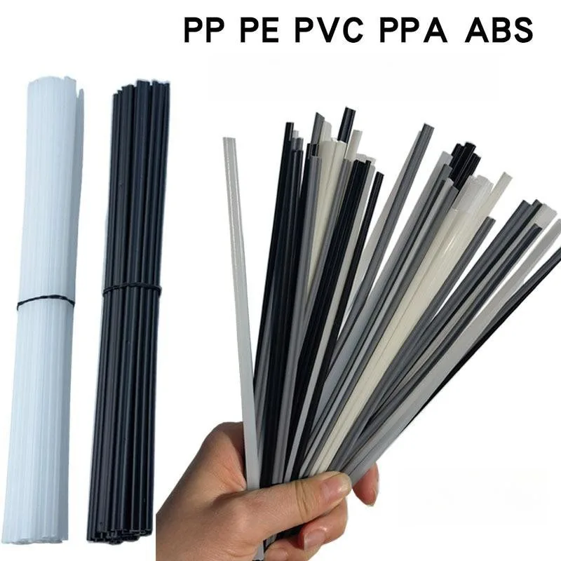 20PCS Plastic Welding Rods ABS/PP/PVC/PE 200mm Length Welding Sticks 5x2mm For Plastic Welder Gun Bumper Repair Welding Tool 6