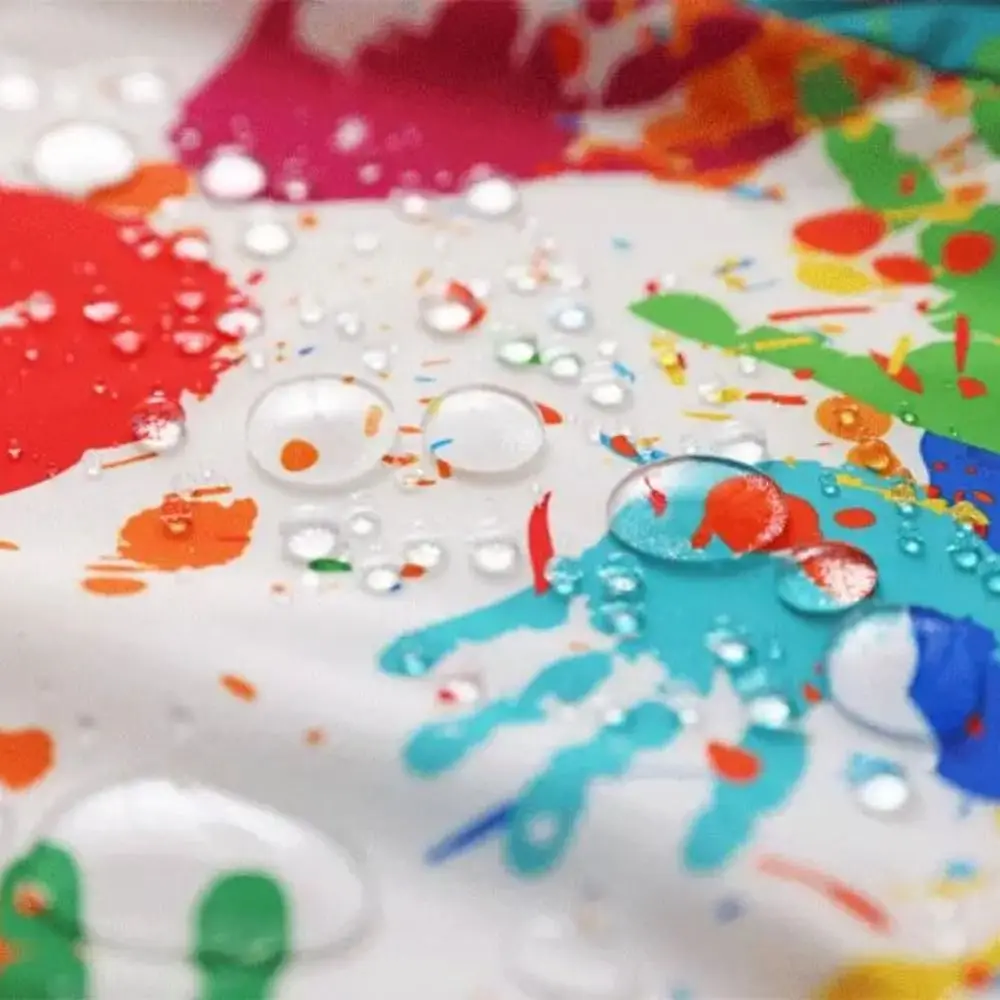 Universal Nylon Children's Painting Apron Long Sleeved Art Painting Reverse Dressing Cloth Cover Baby Eating Bib Infant