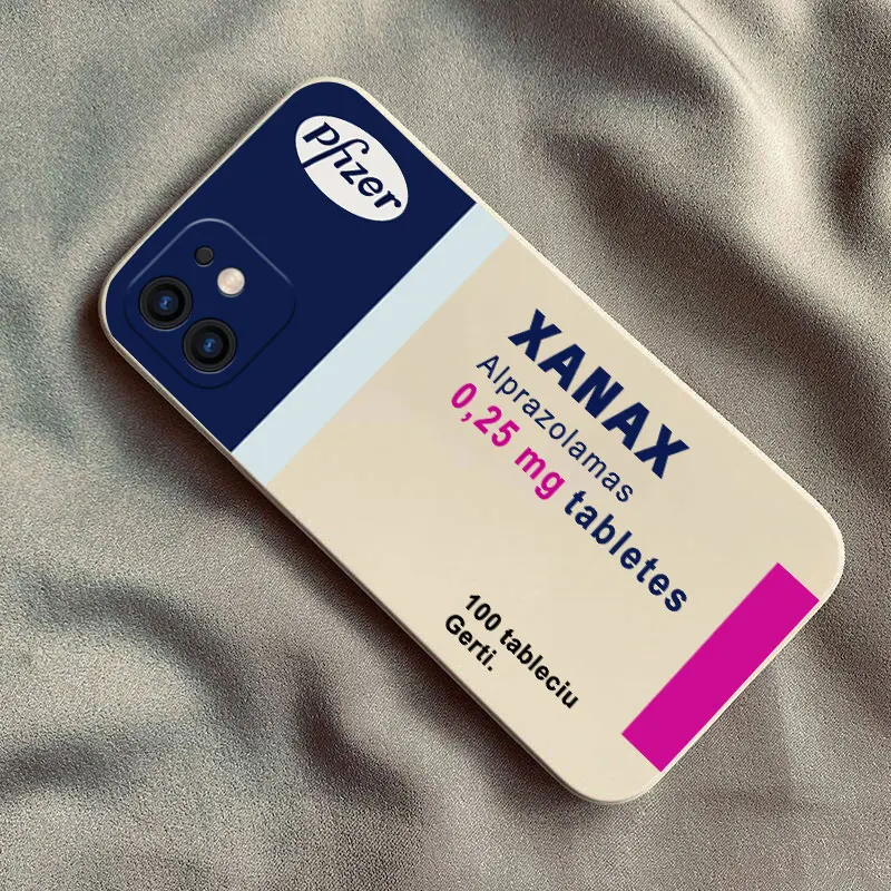 Luxury Fashion Xanaxs Soft Silicone Phone Case - Premium Back Cover