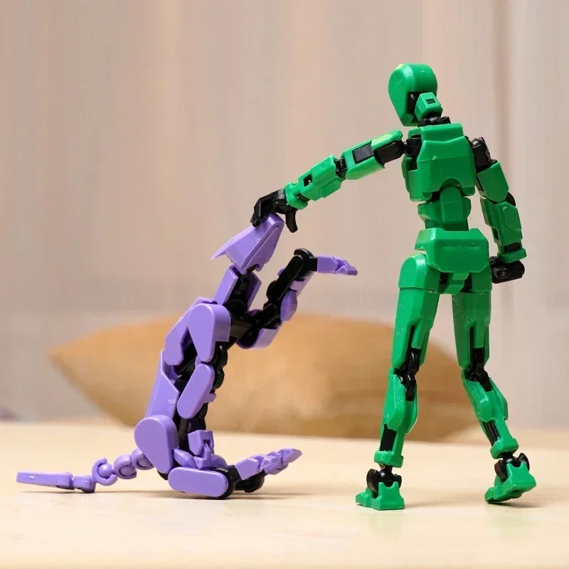 Vícekloubový pohyblivý robot s tvarovým posunem 3D vytištěný manekýn Postava a figurky psů Hračky pro rodiče a děti Hra pro děti