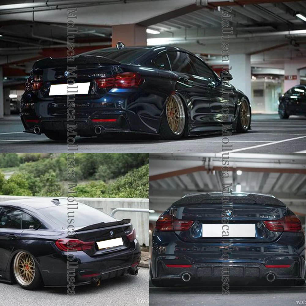 BMW 4 Serie F36 Carbonio Spoiler M4 Stile Posteriore Grand Coupe Da