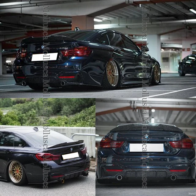 Spoiler Posteriore In Carbonio Look Per BMW Serie 4 F36 2014-2020 - Stile M4, Gran Coupe - Foto 5