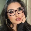 Retro Floral Printed Spring Hinge Prescription Reading Glasses for Women Vintage Elegant Designer Reader Glasses +1.0 to +4.0 1