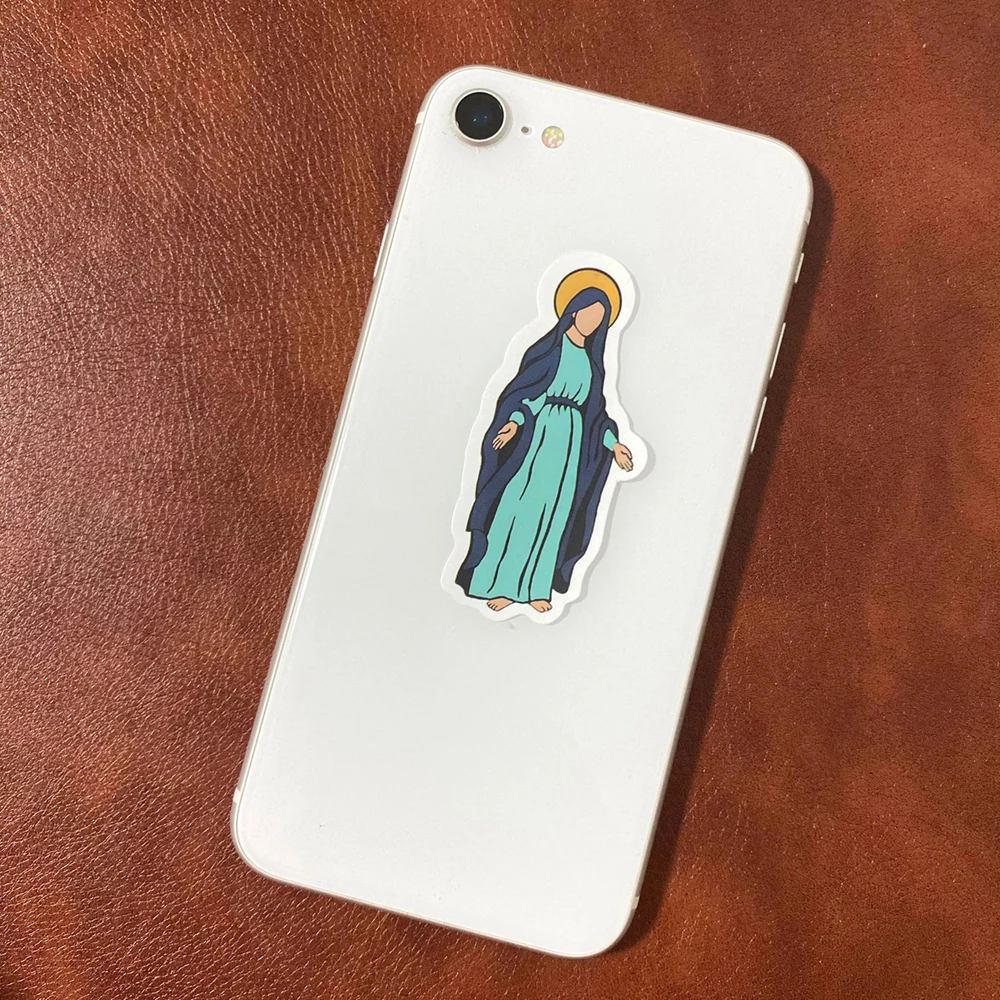 Stickers Virgin Mary Jesus Guadalupe Catholic Church Gifts Sticker 55pcs/Lot
