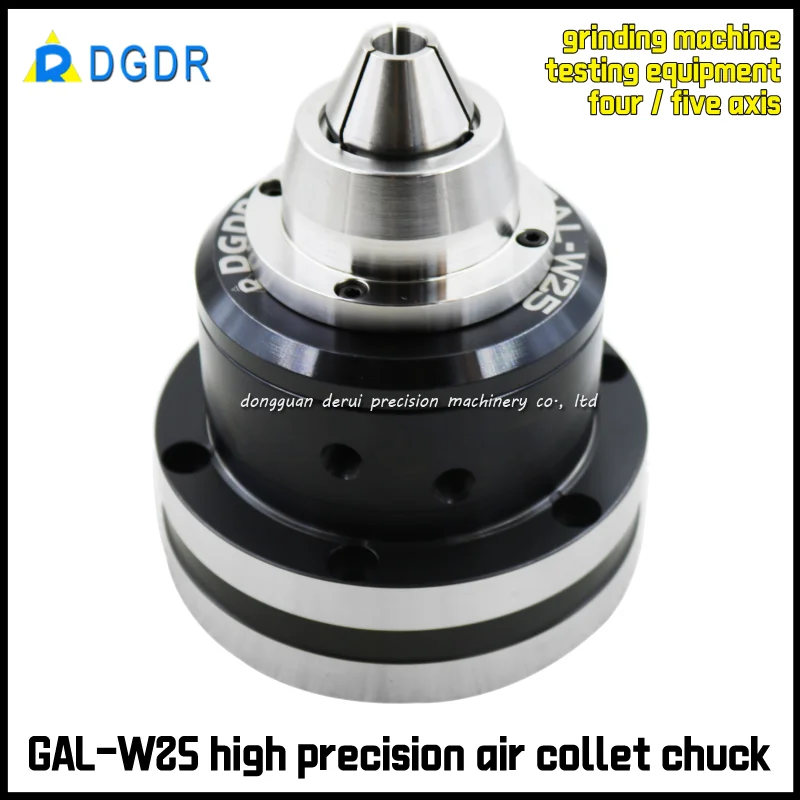 GALW25ColletChuck001mmrepeatabilitychuckCylinderIntegratedAir