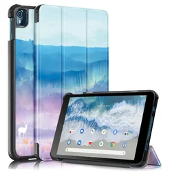 Versatile Tri-Folding Magnetic Tablet Cover - 8 to 10 Inch Tablets for Nokia T20 2021 (MHL)