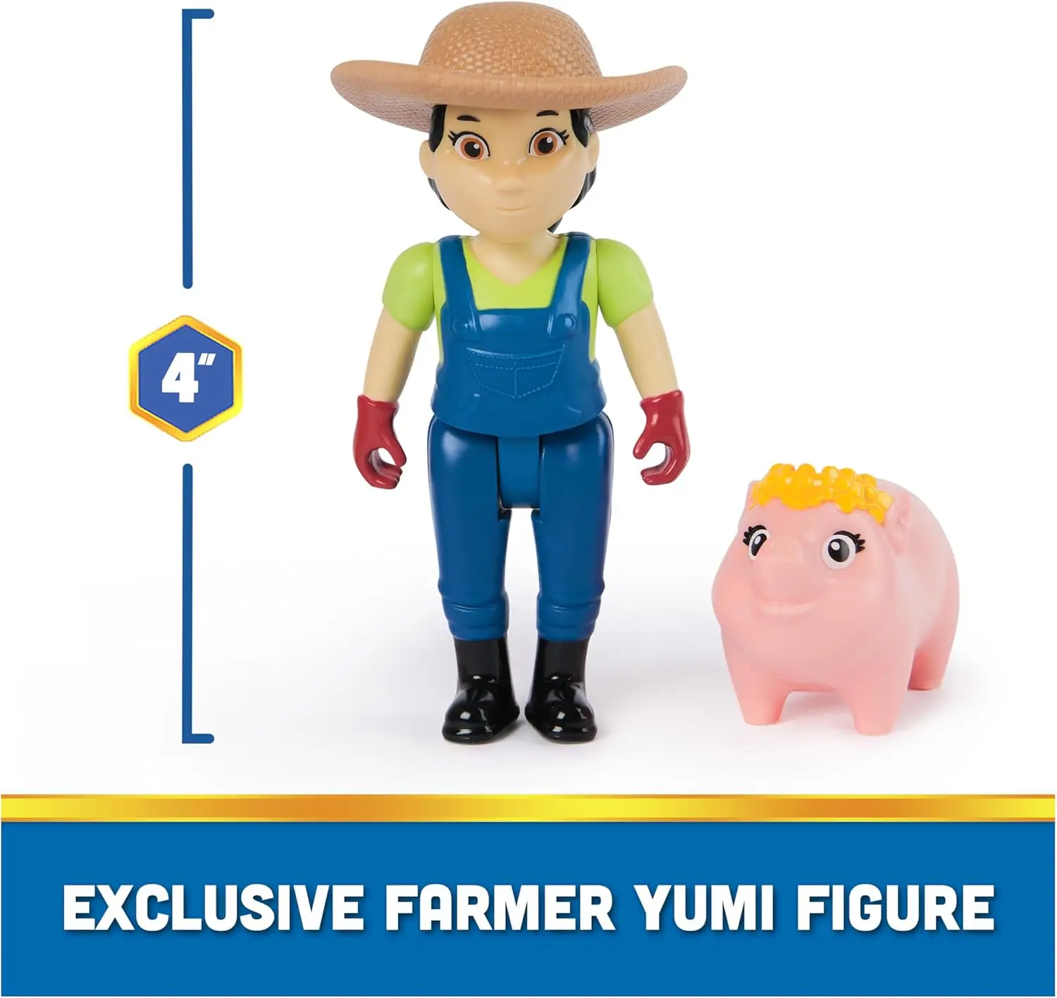 100% genuino Paw Patrol capitán turbo Mayor Goodway Chickaletta Humdinger Danny Yumi conjunto de figuras de acción niños