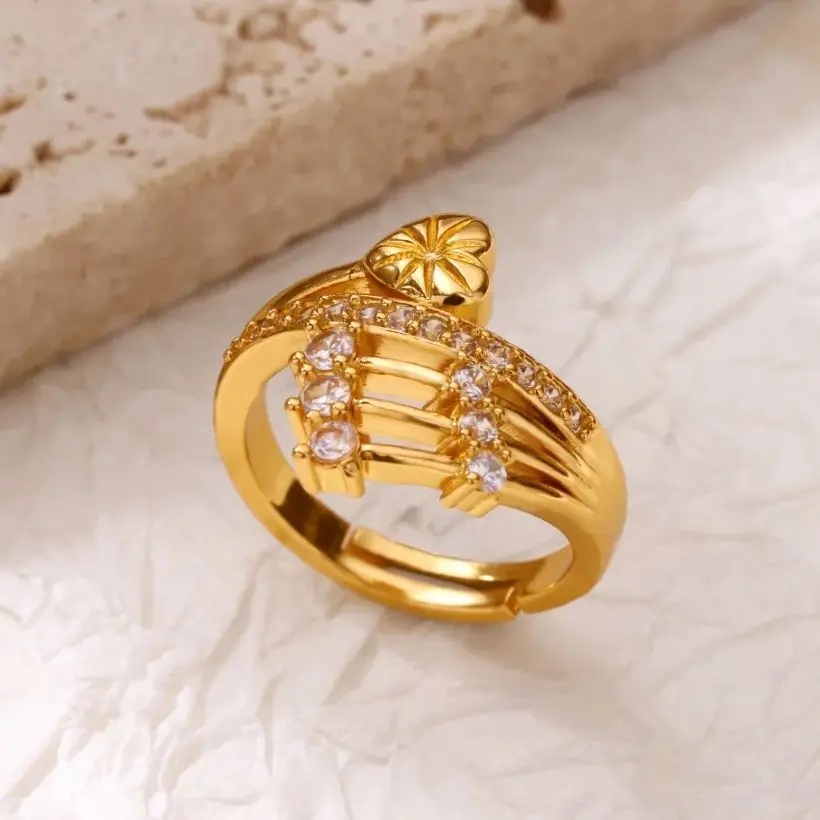 Zircon Geometric Rings For Women