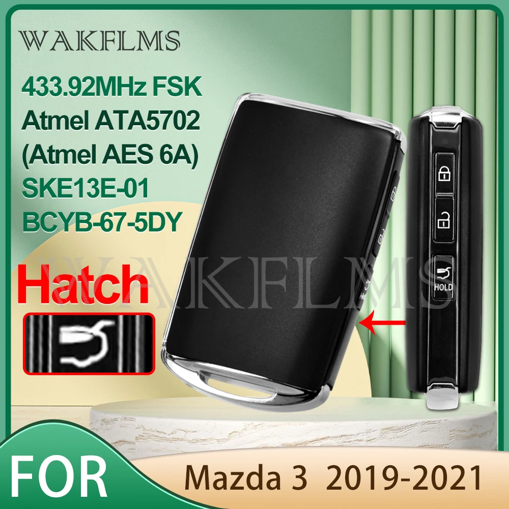 Mazda3 CX-30用マツダ3 2019 2020 2021 2022 433.92mhz 6aチップ