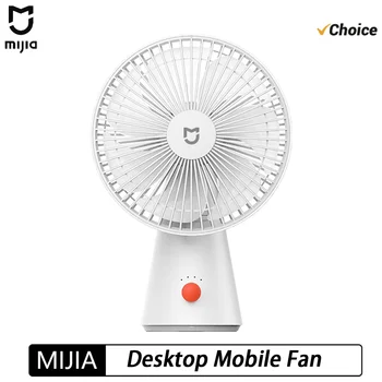 Ventilatore da tavolo Mijia originale, ricarica Type-C, batteria a lunga durata da 4000 mAh, mini, silenzioso, utilizzabile da tavolo e portatile, ideale per l'estate.