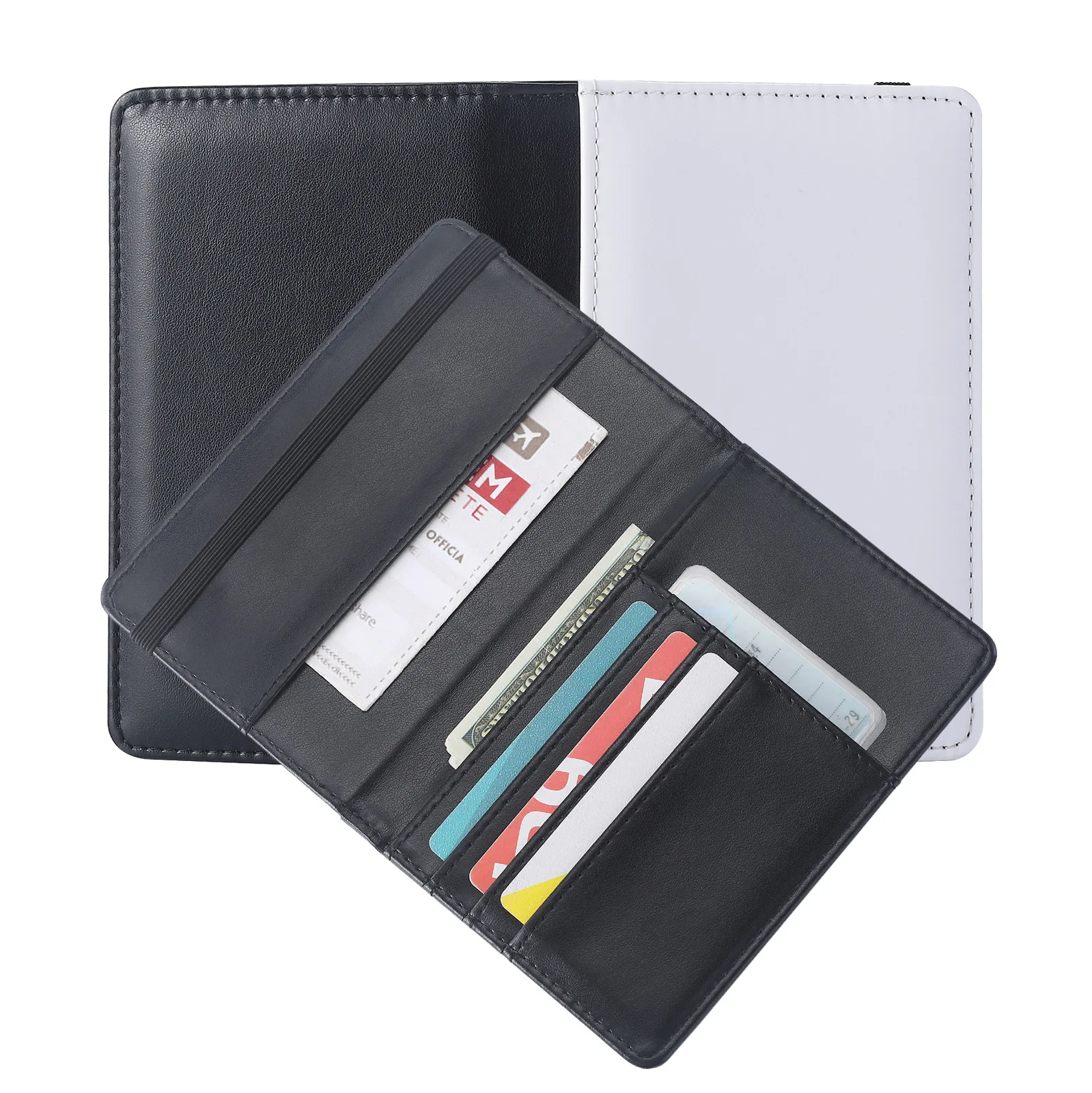 

5pcs/lot blank passport case cover sublimation print PU Leather passport passport holder travel wallet bulk wholesale