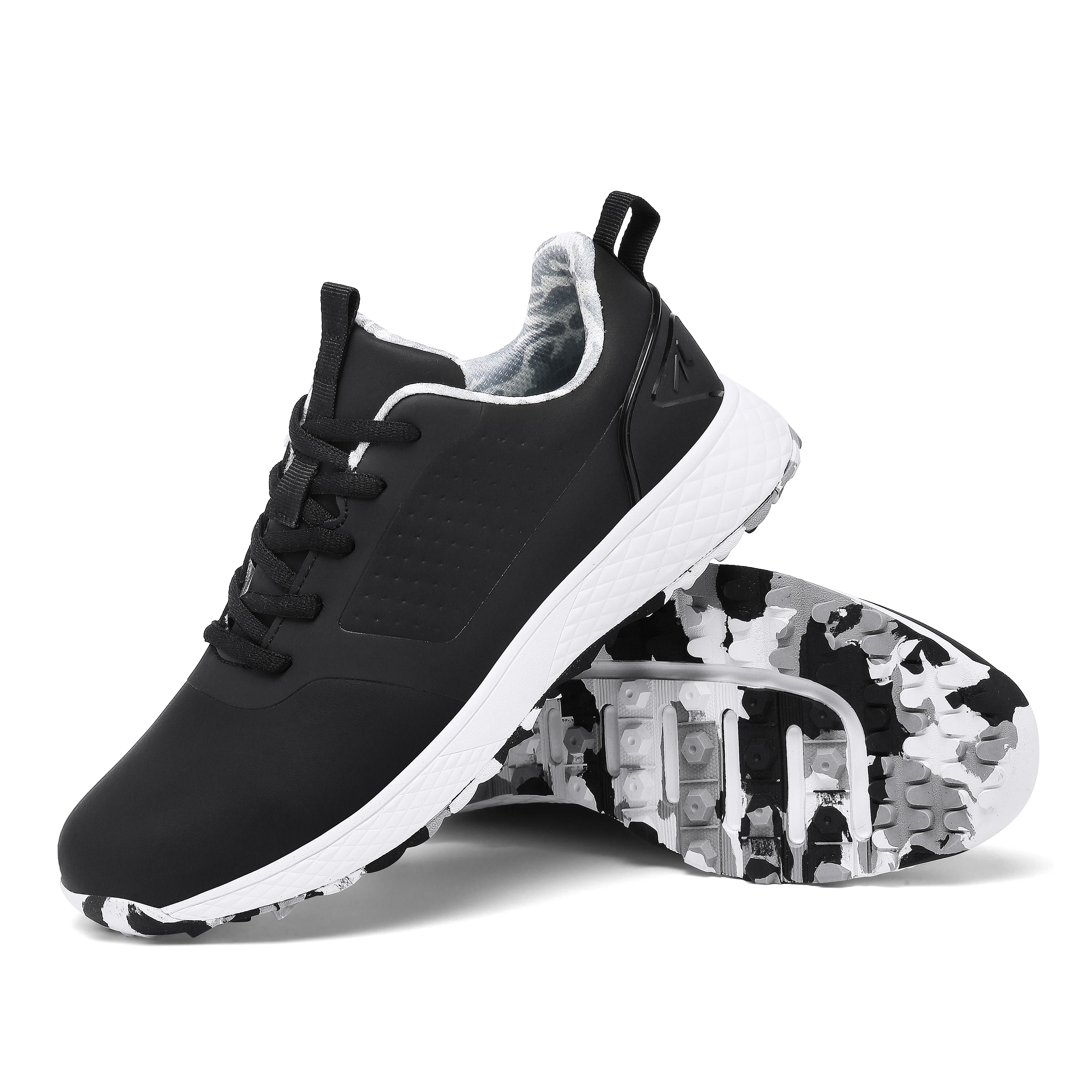 LiXingMing Women Golf Shoes Pink Professional Golfer Sport Sneakers Men Non-slip Spikeless Golf Turf Golfing Walking Shoes 5
