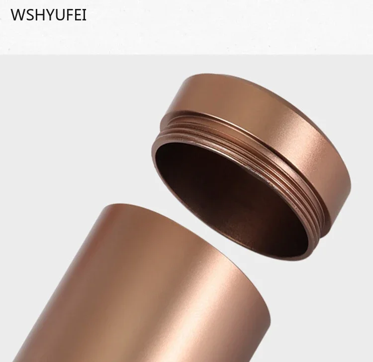 Metal Travel Portable Tea Seal tea tin box tea canister Stainless Steel Storage Bottle With Lid Coffee Bean Candy Biscuit Collection Storage Tank Kitchen